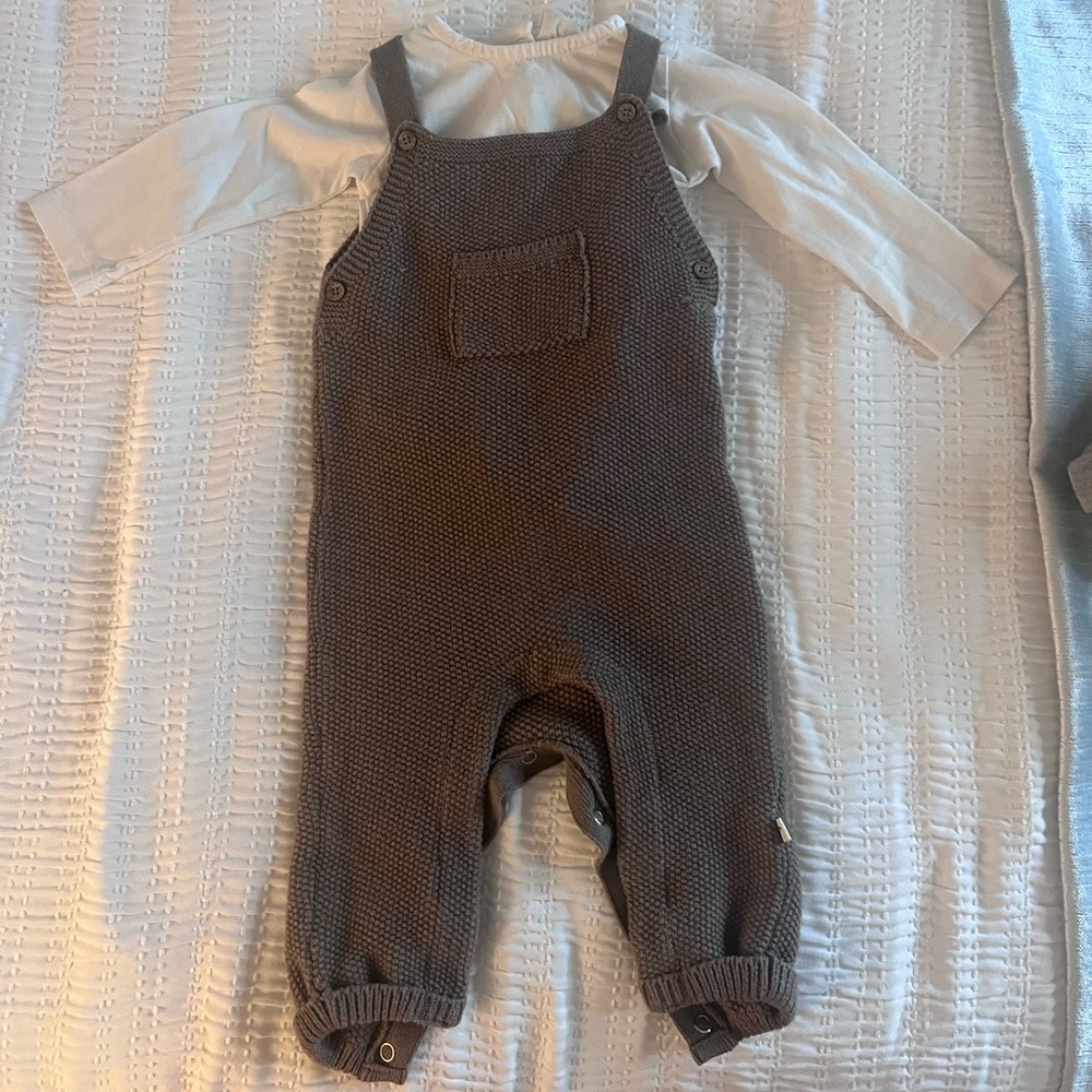 Stylish Knit Overalls for Kids